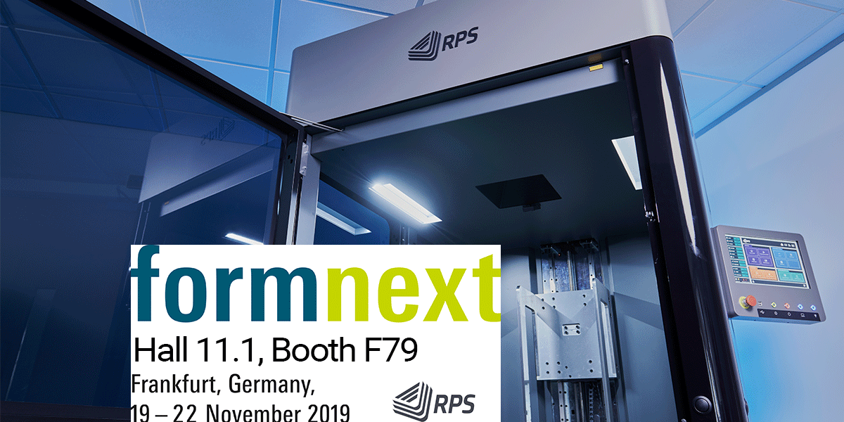 RPS to exhibit at Formnext 2019 – world’s largest exhibition dedicated to additive manufacturing
